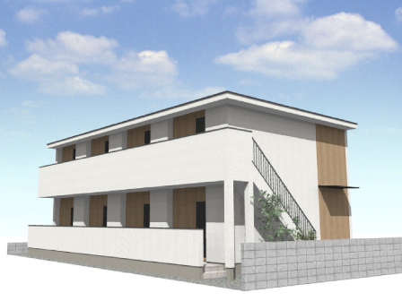 昭島市中神町　新築アパートの写真