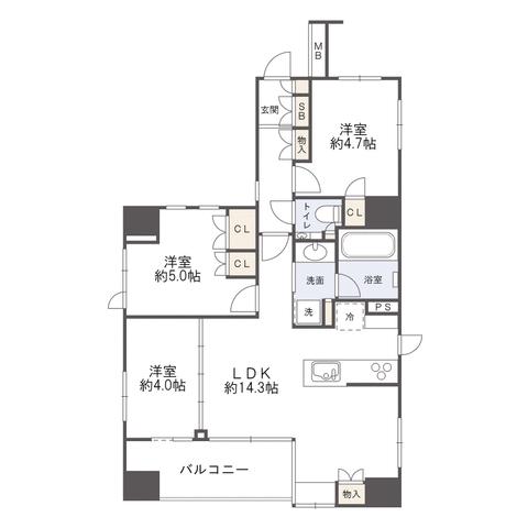 アジールコフレ三軒茶屋902号室の画像